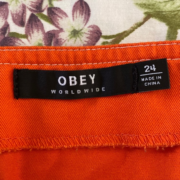 Flame Orange Bailey Mini Skirt - Picture 3 of 3